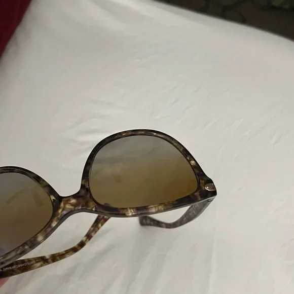 Coach light Brown confetti cat eye Sunglasses - Picture 8 of 16